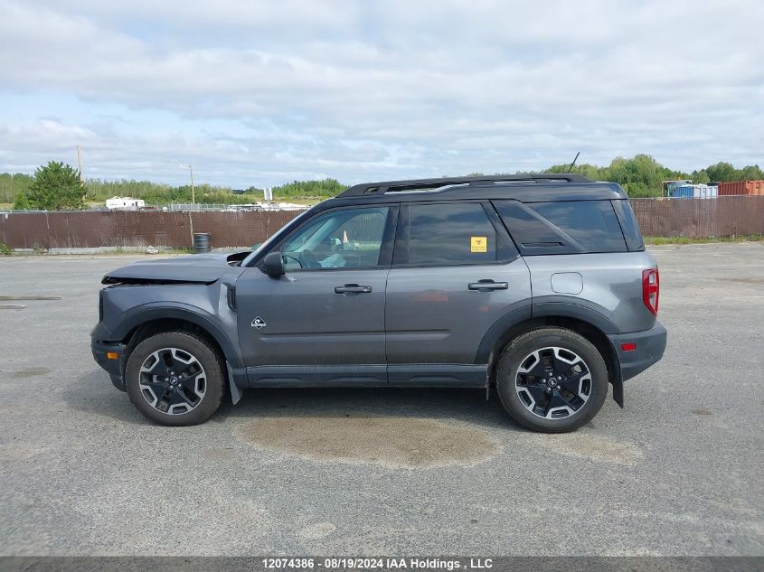 2023 Ford Bronco Sport Outer Banks VIN: 3FMCR9C68PRD48738 Lot: 12074386