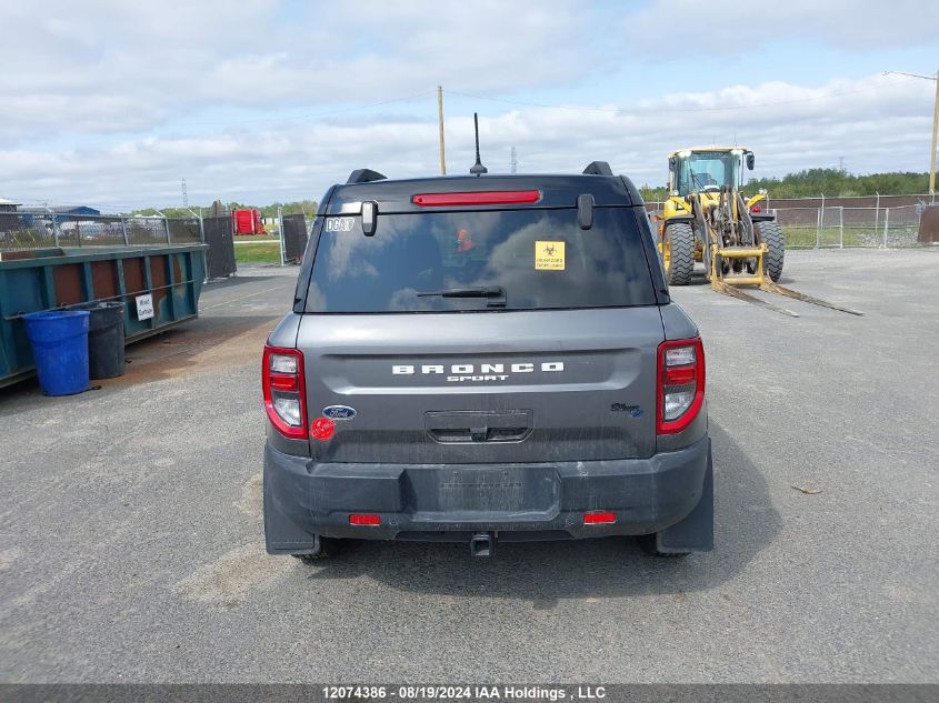 2023 Ford Bronco Sport Outer Banks VIN: 3FMCR9C68PRD48738 Lot: 12074386