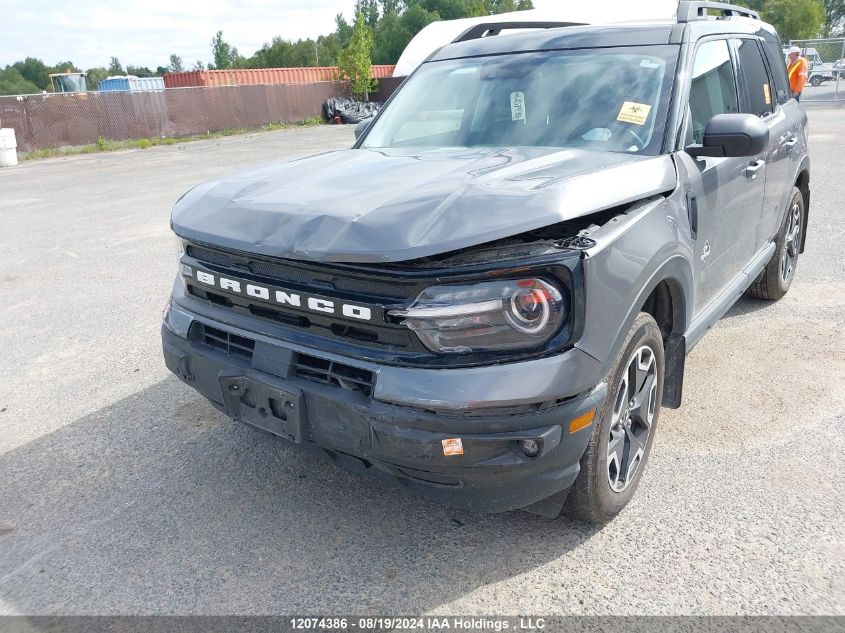 2023 Ford Bronco Sport Outer Banks VIN: 3FMCR9C68PRD48738 Lot: 12074386