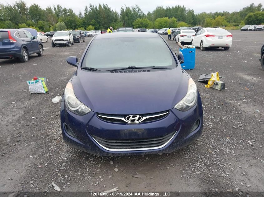2013 Hyundai Elantra Gl VIN: 5NPDH4AE6DH412721 Lot: 12074390