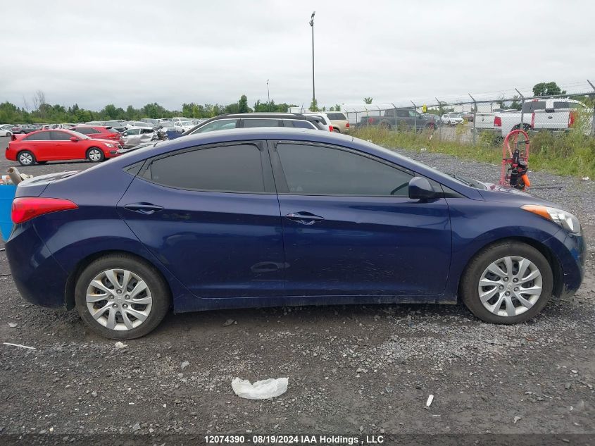 2013 Hyundai Elantra Gl VIN: 5NPDH4AE6DH412721 Lot: 12074390