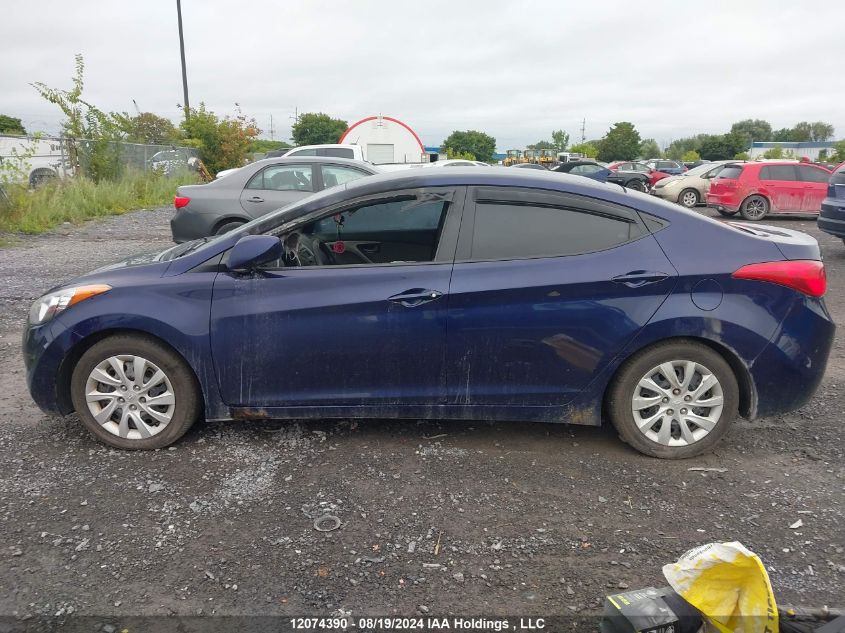 2013 Hyundai Elantra Gl VIN: 5NPDH4AE6DH412721 Lot: 12074390