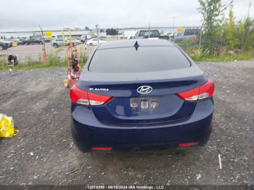 2013 Hyundai Elantra Gl VIN: 5NPDH4AE6DH412721 Lot: 12074390