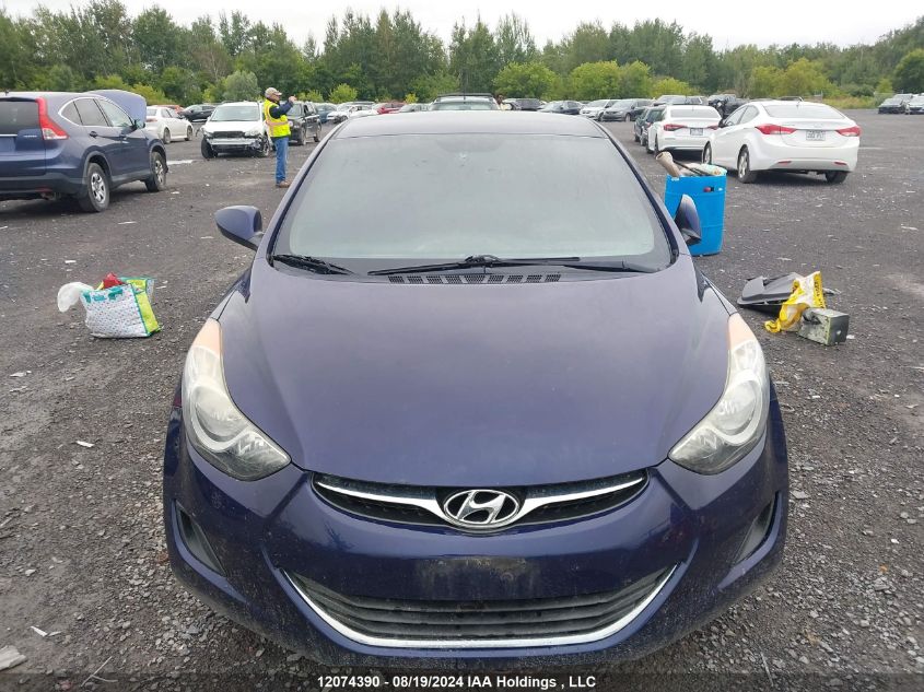 2013 Hyundai Elantra Gl VIN: 5NPDH4AE6DH412721 Lot: 12074390