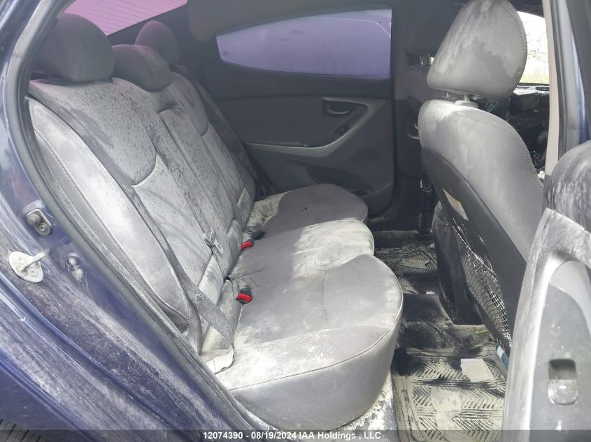 2013 Hyundai Elantra Gl VIN: 5NPDH4AE6DH412721 Lot: 12074390