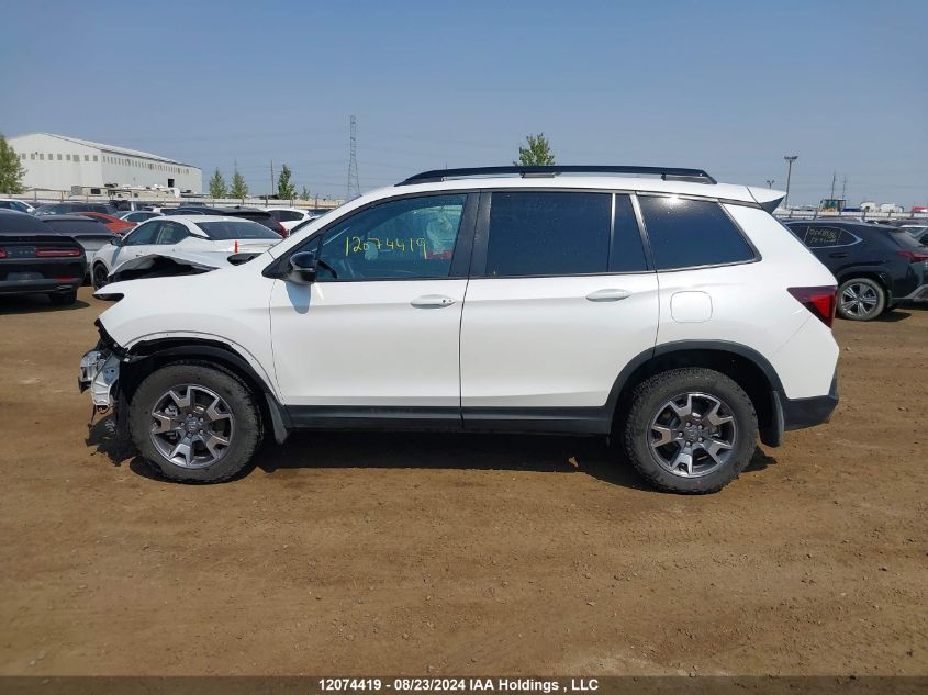 2023 Honda Passport Trail Sport VIN: 5FNYF8H64PB502238 Lot: 12074419