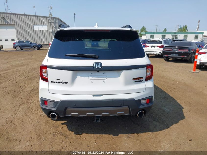 2023 Honda Passport Trail Sport VIN: 5FNYF8H64PB502238 Lot: 12074419