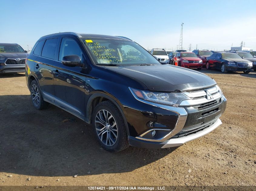 2016 Mitsubishi Outlander Awd VIN: JA4JZ4AX4GZ600484 Lot: 12074421