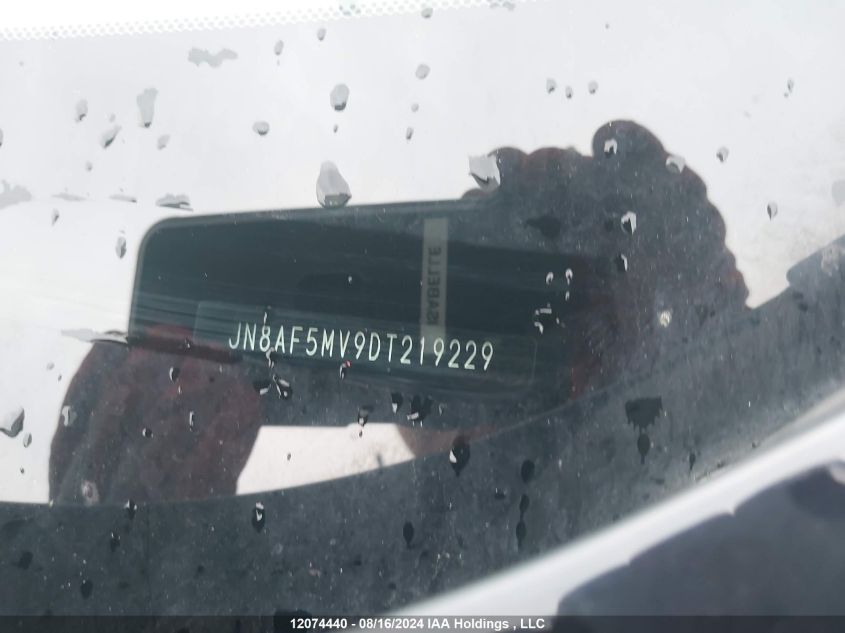 2013 Nissan Juke VIN: JN8AF5MV9DT219229 Lot: 12074440