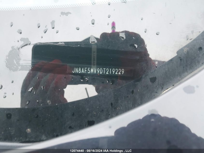 2013 Nissan Juke VIN: JN8AF5MV9DT219229 Lot: 12074440