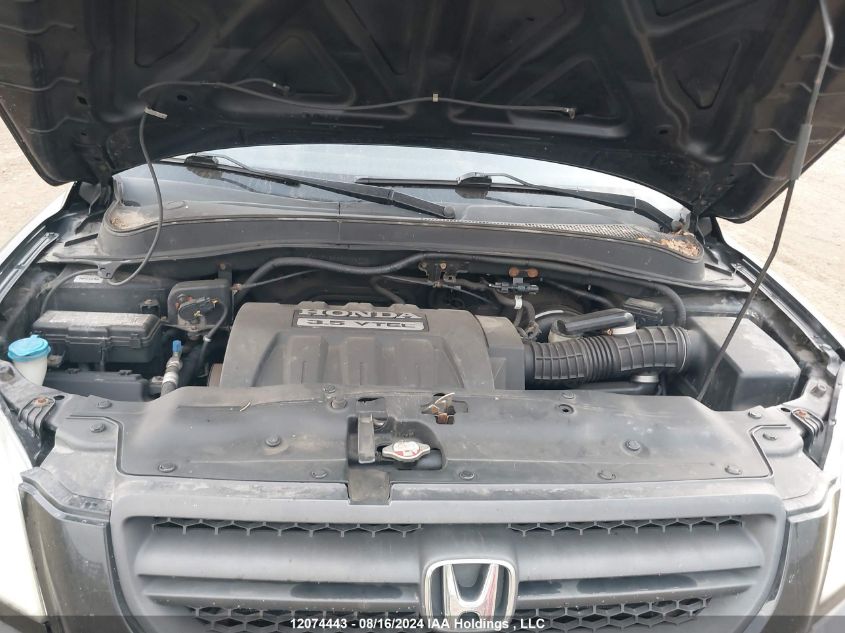 2005 Honda Pilot Ex VIN: 2HKYF18425H002972 Lot: 12074443