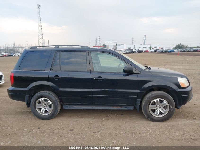2005 Honda Pilot Ex VIN: 2HKYF18425H002972 Lot: 12074443