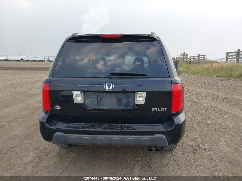 2005 Honda Pilot Ex VIN: 2HKYF18425H002972 Lot: 12074443