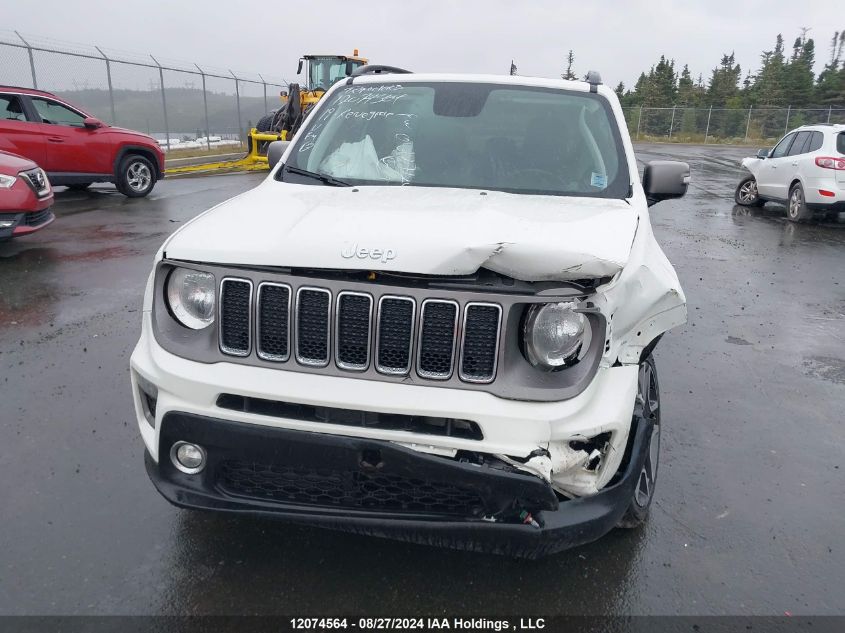 2019 Jeep Renegade Limited VIN: ZACNJBD12KPK74120 Lot: 12074564