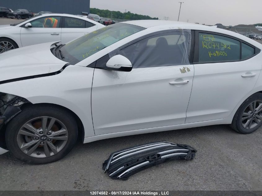 2018 Hyundai Elantra Gl VIN: KMHD84LF2JU691006 Lot: 12074582