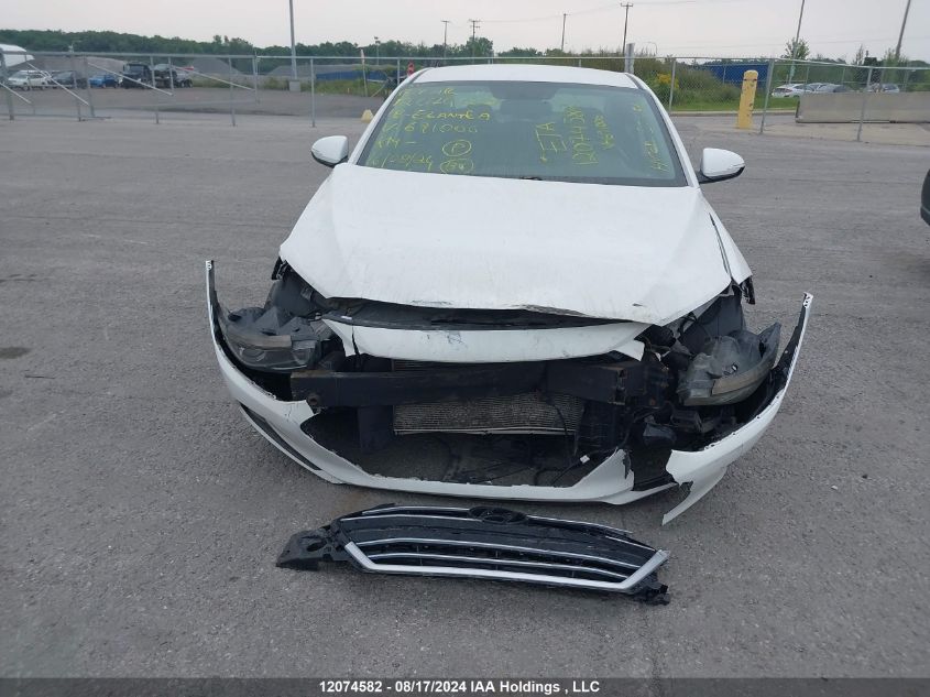 2018 Hyundai Elantra Gl VIN: KMHD84LF2JU691006 Lot: 12074582