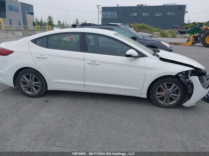 2018 Hyundai Elantra Gl VIN: KMHD84LF2JU691006 Lot: 12074582