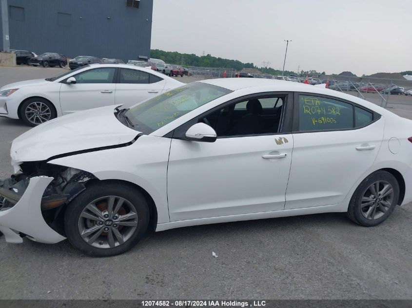 2018 Hyundai Elantra Gl VIN: KMHD84LF2JU691006 Lot: 12074582