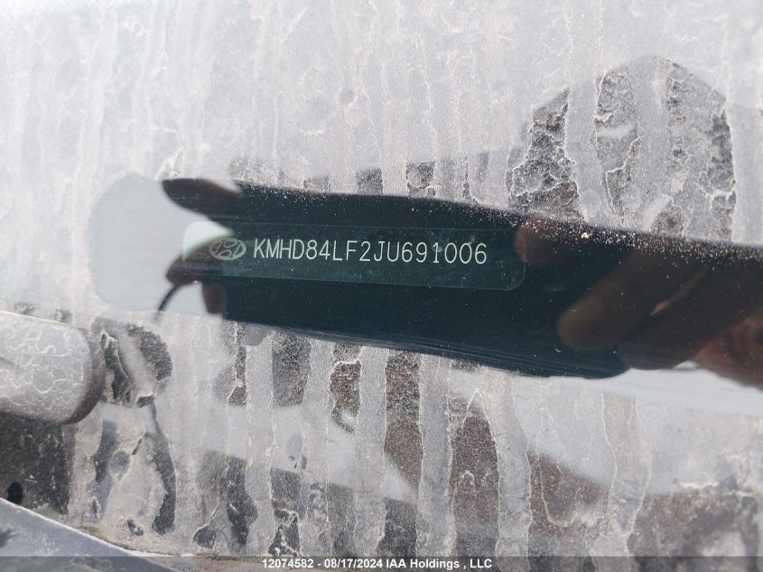 2018 Hyundai Elantra Gl VIN: KMHD84LF2JU691006 Lot: 12074582