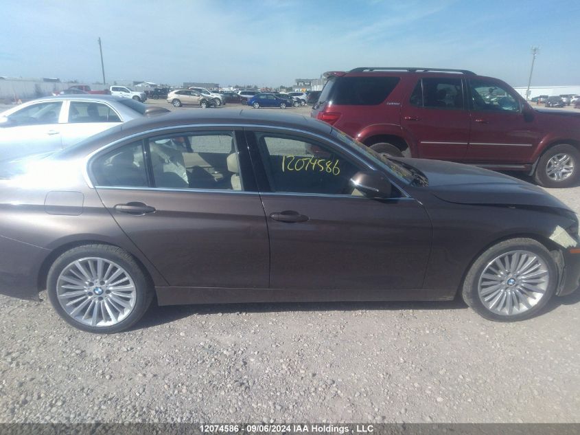 2013 BMW 328 Xi VIN: WBA3B3C52DF534696 Lot: 12074586