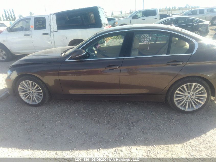 2013 BMW 328 Xi VIN: WBA3B3C52DF534696 Lot: 12074586