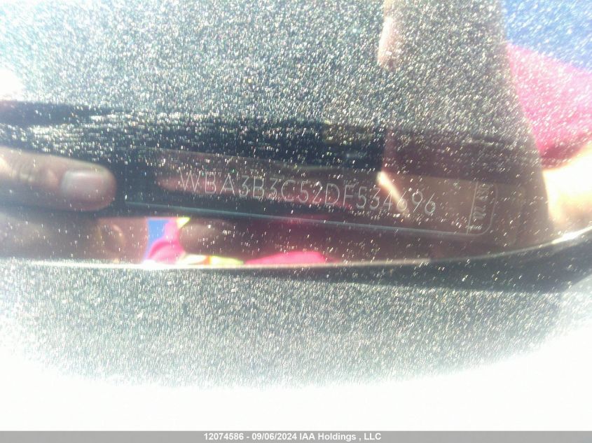 2013 BMW 328 Xi VIN: WBA3B3C52DF534696 Lot: 12074586