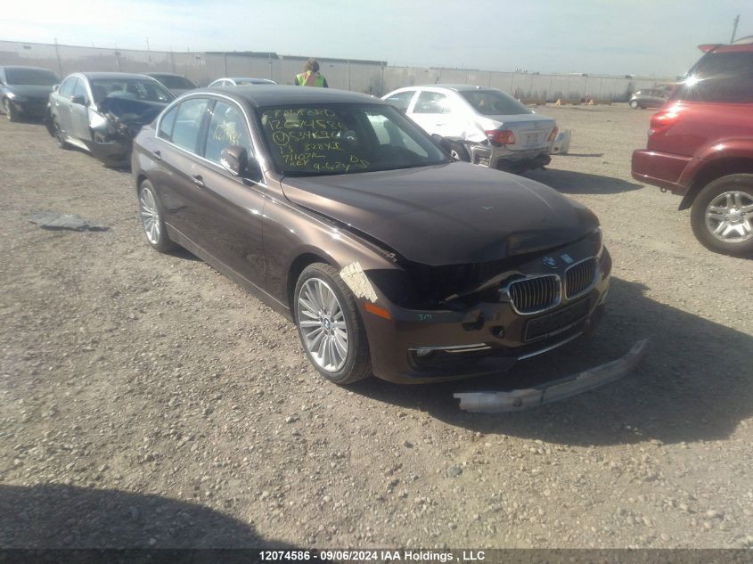 2013 BMW 328 Xi VIN: WBA3B3C52DF534696 Lot: 12074586
