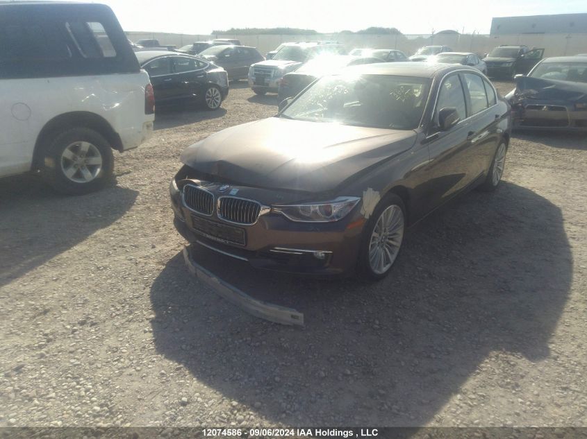 2013 BMW 328 Xi VIN: WBA3B3C52DF534696 Lot: 12074586