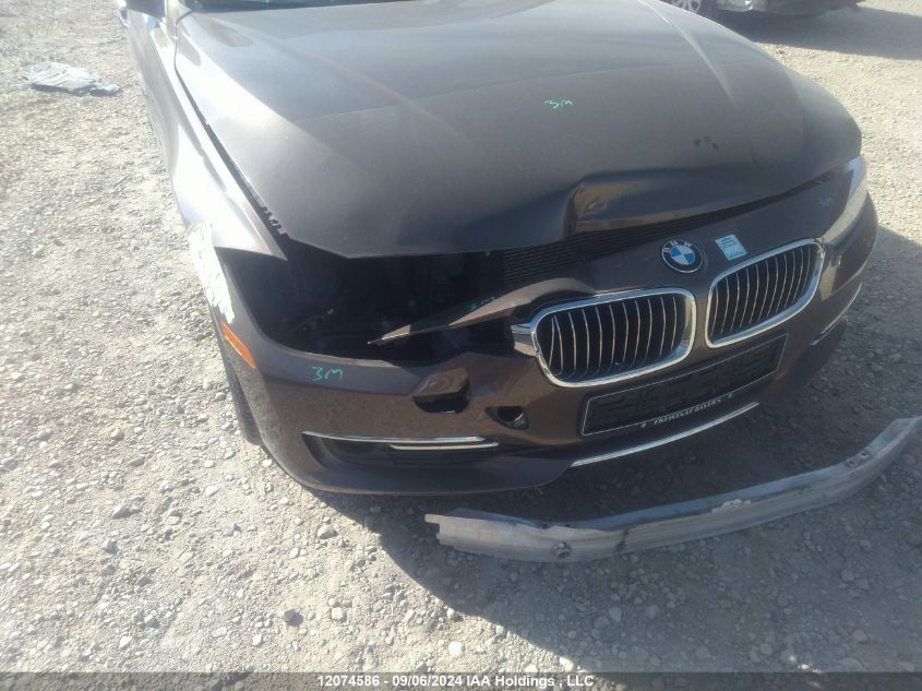 2013 BMW 328 Xi VIN: WBA3B3C52DF534696 Lot: 12074586