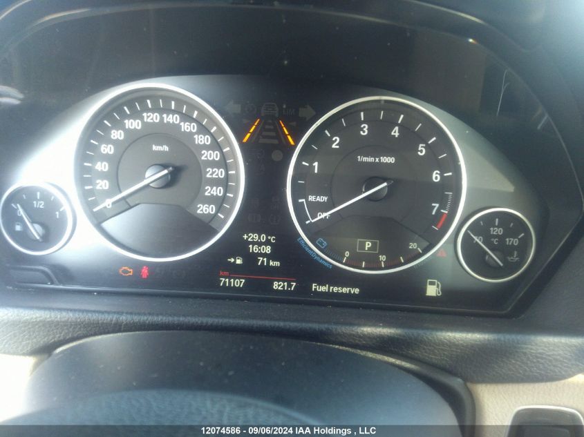 2013 BMW 328 Xi VIN: WBA3B3C52DF534696 Lot: 12074586