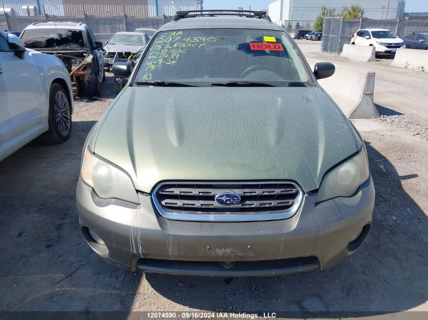 2005 Subaru Legacy Outback 2.5I VIN: 4S4BP61C457337636 Lot: 12074590