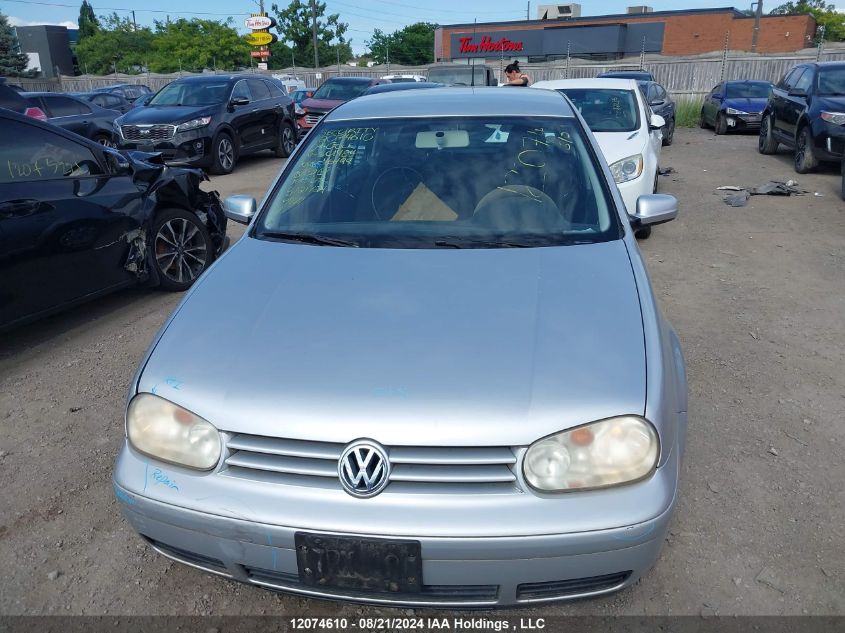 2004 Volkswagen Golf VIN: 9BWGL21J044001484 Lot: 12074610