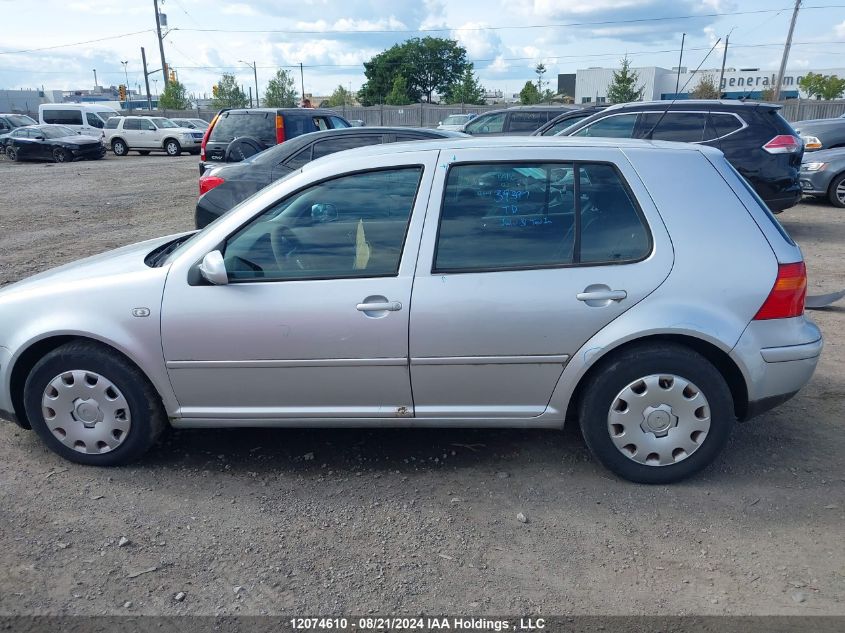 2004 Volkswagen Golf VIN: 9BWGL21J044001484 Lot: 12074610