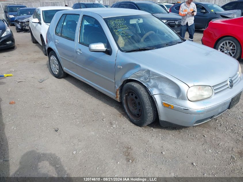 2004 Volkswagen Golf VIN: 9BWGL21J044001484 Lot: 12074610