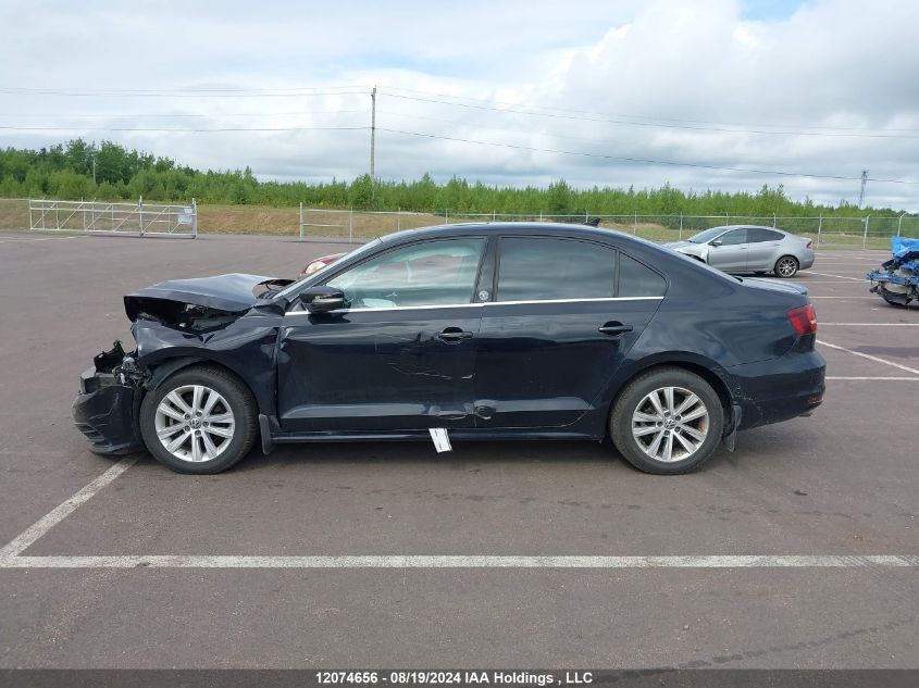 2017 Volkswagen Jetta Se VIN: 3VWDB7AJ5HM288745 Lot: 12074656