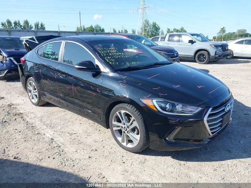 KMHD84LFXHU124732 2017 HYUNDAI ELANTRA - Image 1