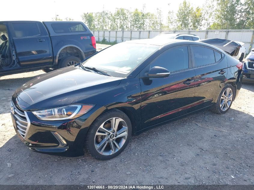 KMHD84LFXHU124732 2017 HYUNDAI ELANTRA - Image 2