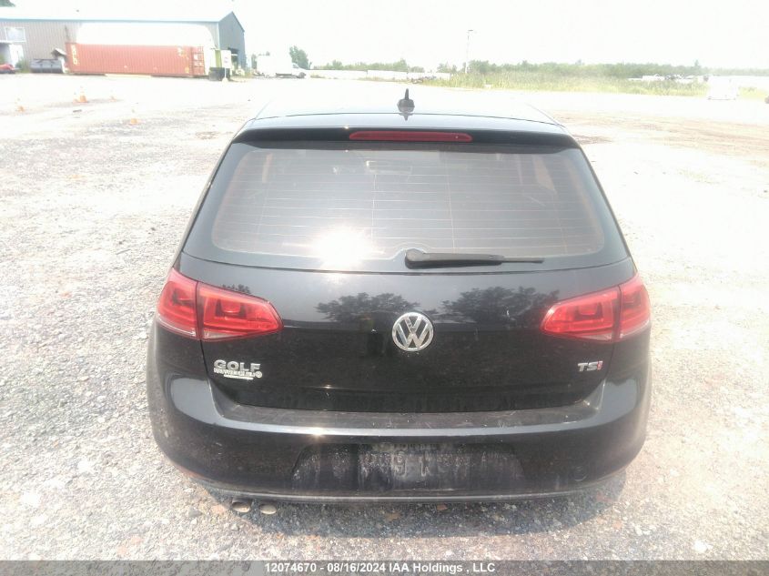 2016 Volkswagen Golf S VIN: 3VW117AU2GM049698 Lot: 12074670