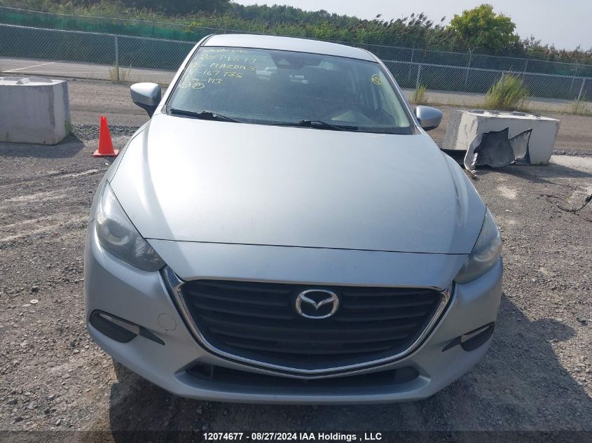 2018 Mazda Mazda3 VIN: JM1BN1V70J1167735 Lot: 12074677