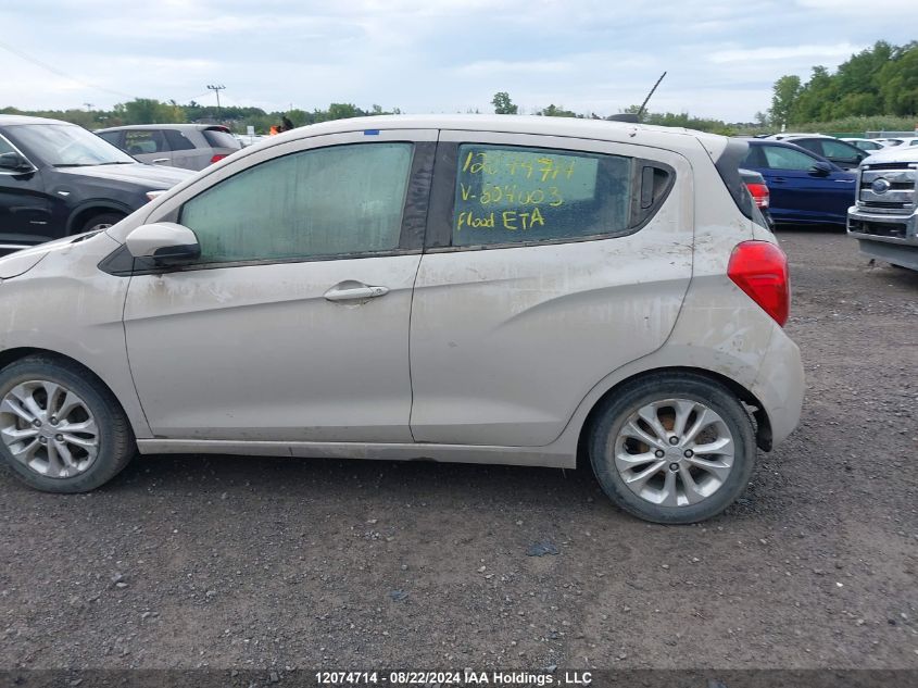 2019 Chevrolet Spark VIN: KL8CD6SA8KC804003 Lot: 12074714