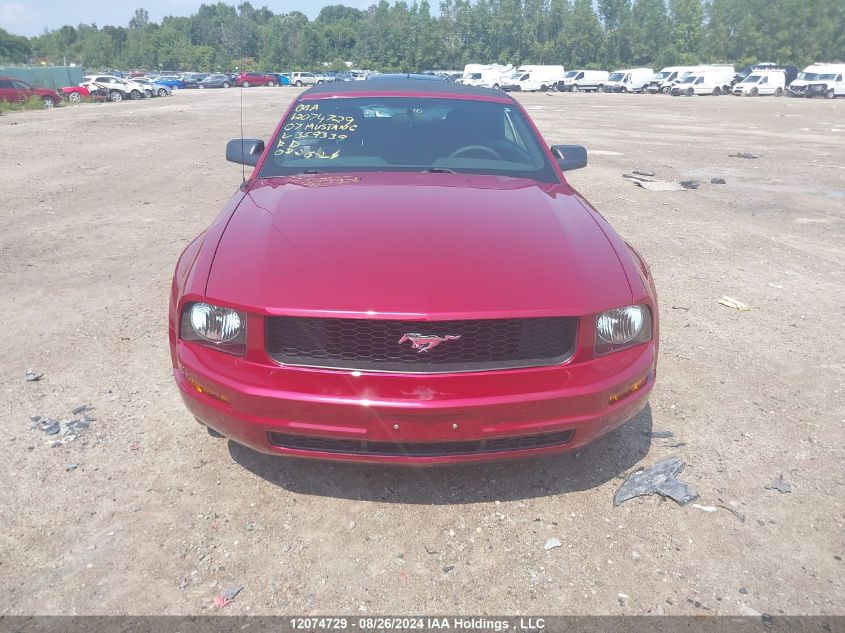 2007 Ford Mustang VIN: 1ZVFT84N175359339 Lot: 12074729