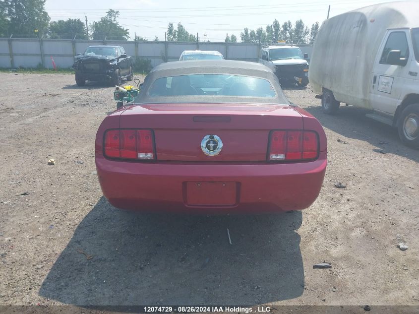 2007 Ford Mustang VIN: 1ZVFT84N175359339 Lot: 12074729