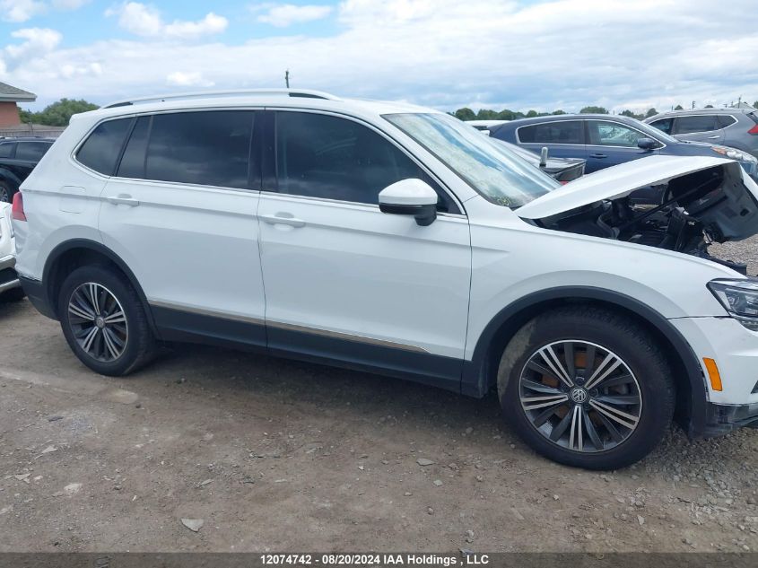 2018 Volkswagen Tiguan Sel Premium VIN: 3VV4B7AX9JM012390 Lot: 12074742