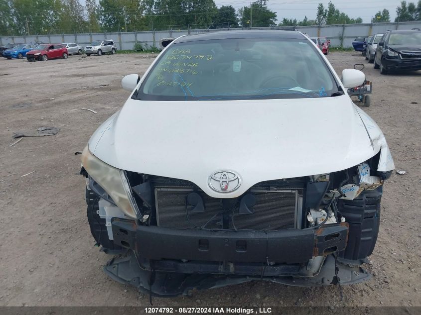 2009 Toyota Venza Base V6 VIN: 4T3BK11A09U025716 Lot: 12074792