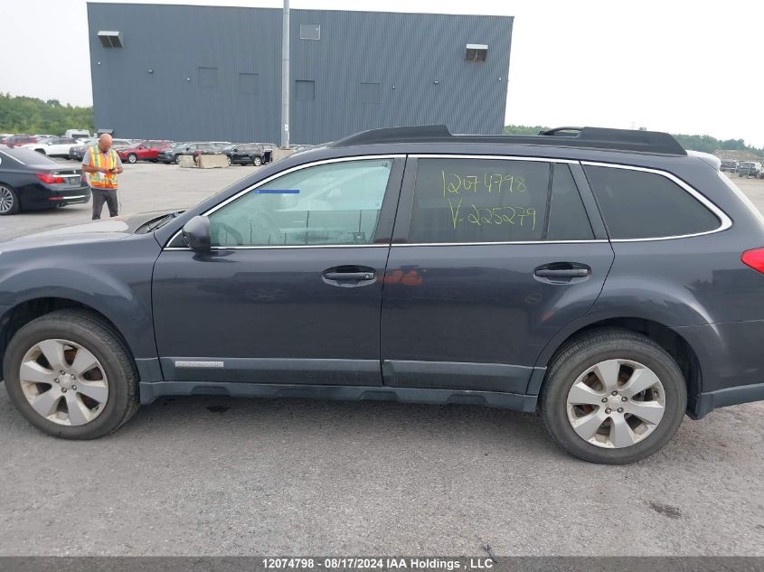 2012 Subaru Outback VIN: 4S4BRGGC6C1225279 Lot: 12074798