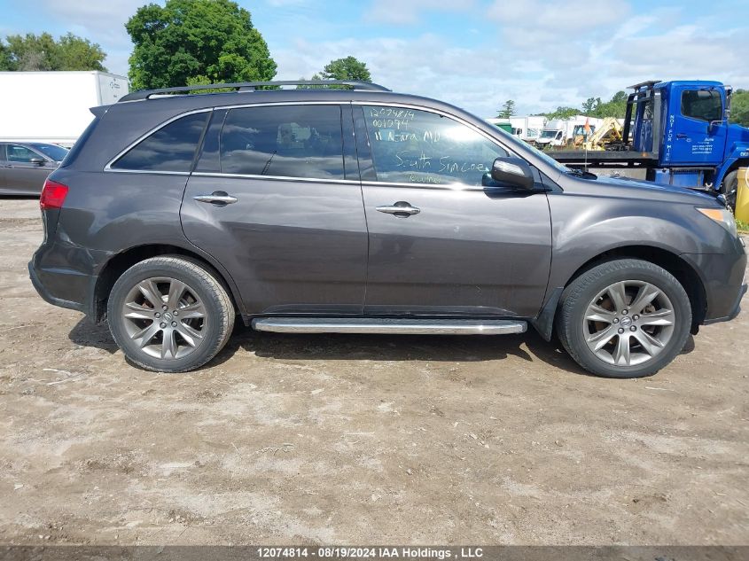 2011 Acura Mdx VIN: 2HNYD2H79BH001094 Lot: 12074814