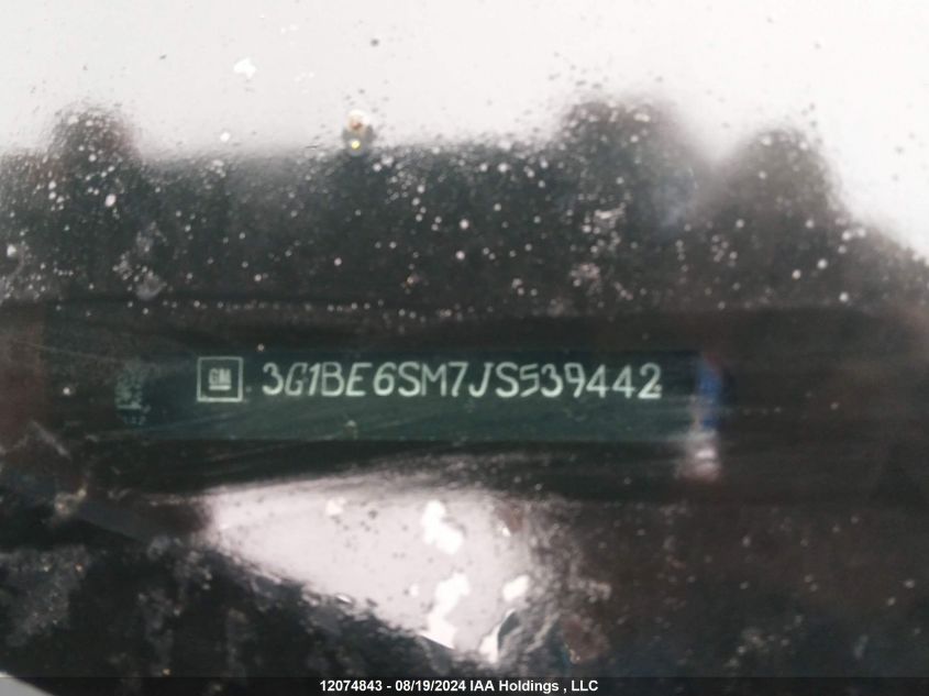 2018 Chevrolet Cruze VIN: 3G1BE6SM7JS539442 Lot: 12074843