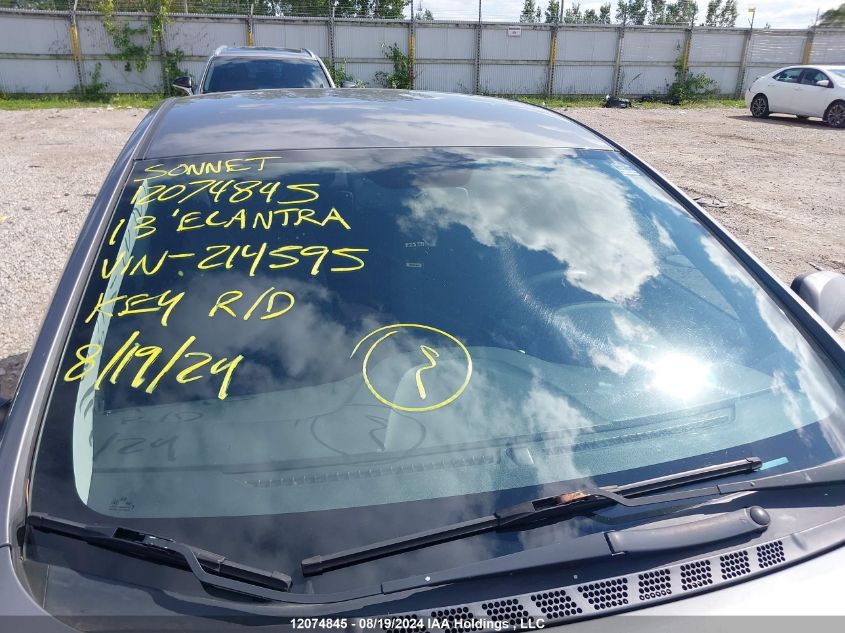 2013 Hyundai Elantra Gl VIN: 5NPDH4AE1DH214595 Lot: 12074845