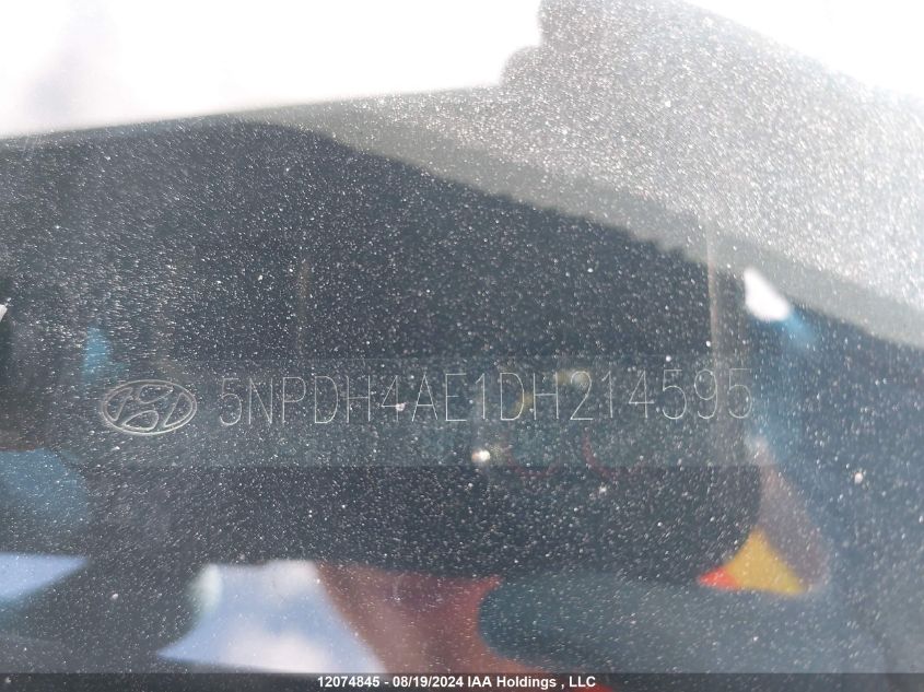 2013 Hyundai Elantra Gl VIN: 5NPDH4AE1DH214595 Lot: 12074845