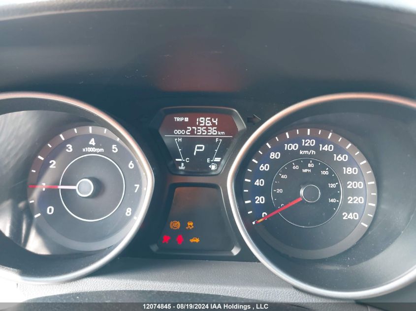 2013 Hyundai Elantra Gl VIN: 5NPDH4AE1DH214595 Lot: 12074845